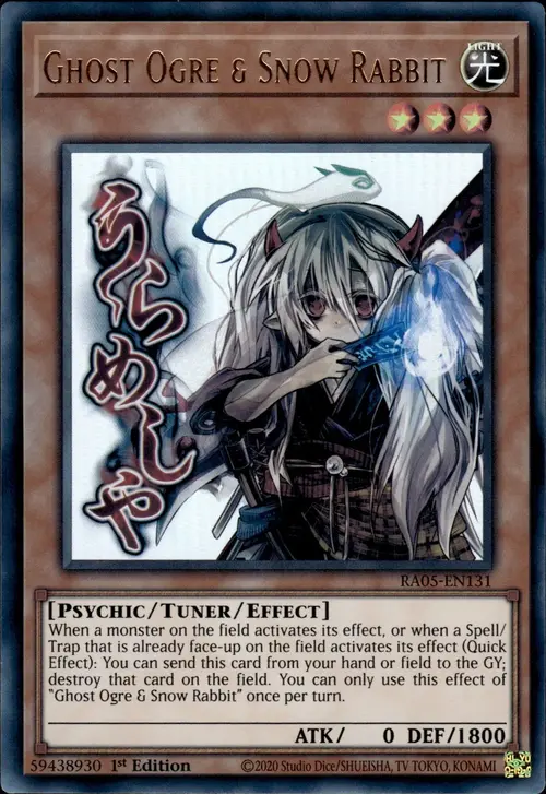 Orco Fantasma & Coniglio della Neve Card Front