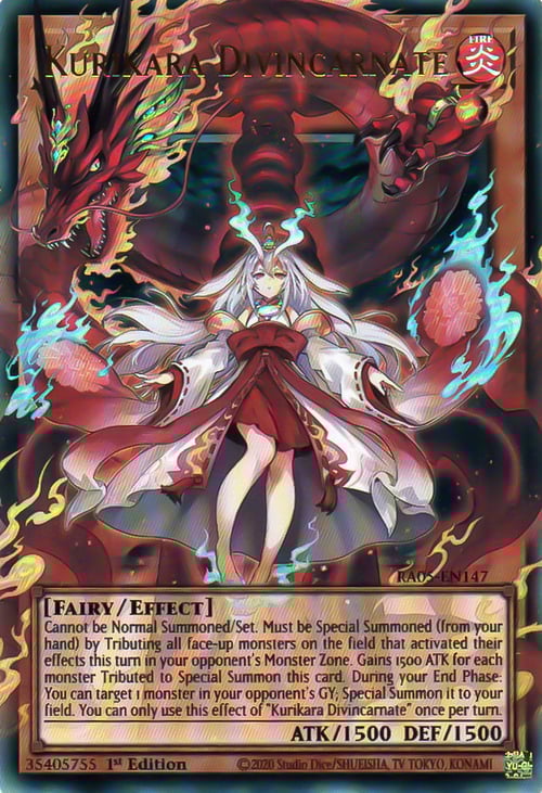 Kurikara Divincarnación Frente