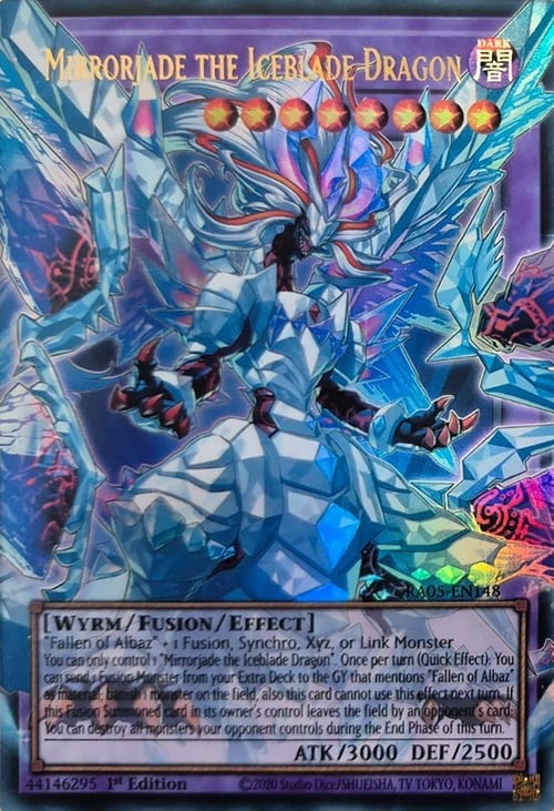 Espejade el Dragón Hoja de Hielo Frente