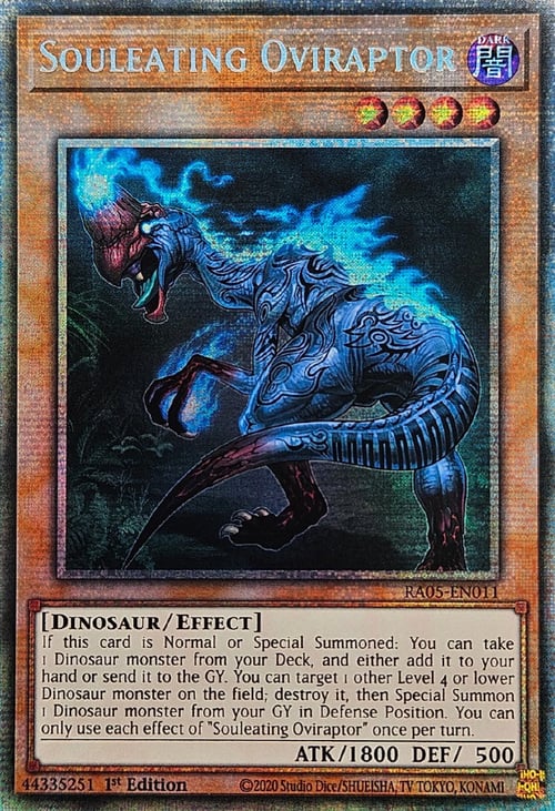 Oviraptor Mangiantanima Card Front