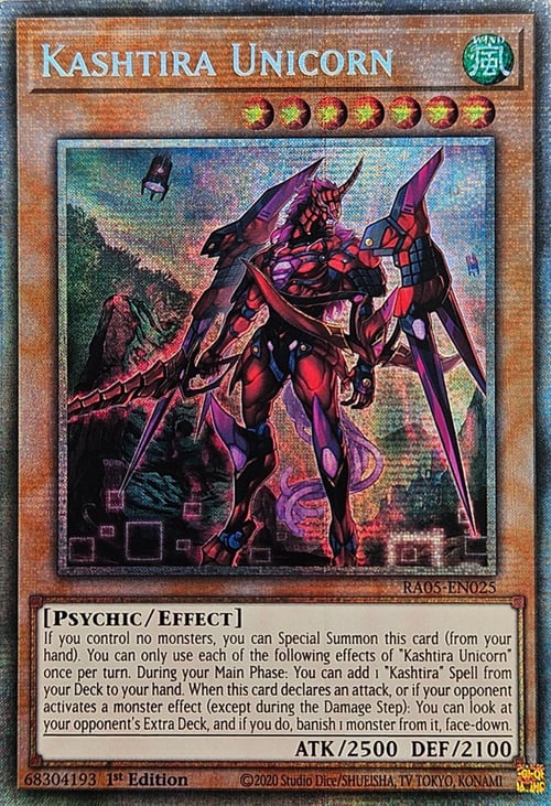 Kashtira Unicorno Card Front