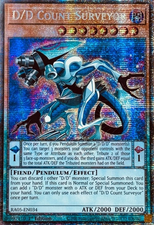 D/D Count Surveyor Card Front