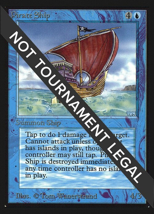 Pirate Ship Card Front