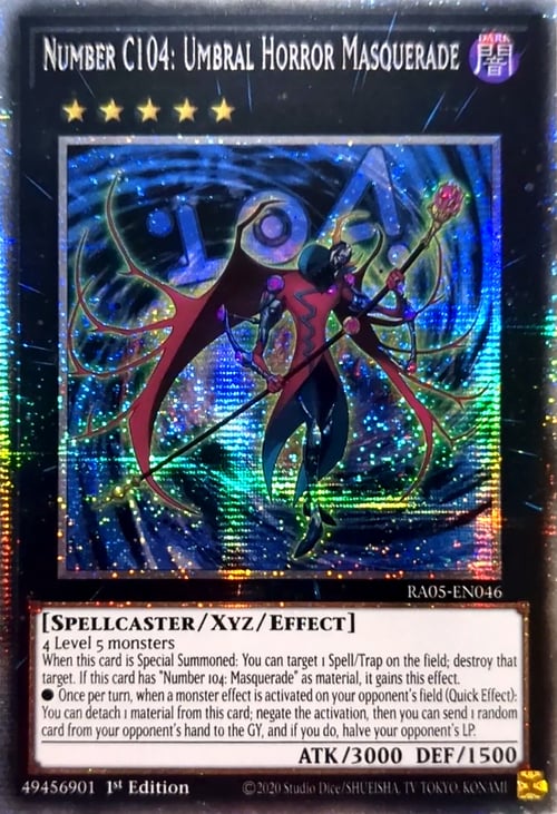 Number C104: Umbral Horror Masquerade Card Front