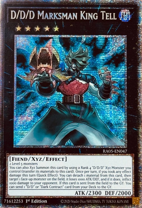 D/D/D Marksman King Tell Card Front
