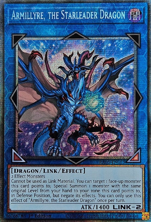 Armillyre, the Starleader Dragon Card Front