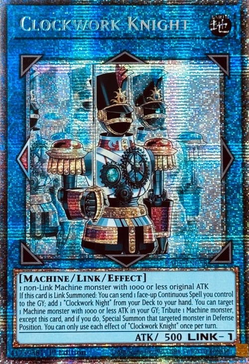 Cavaliere a Orologeria Card Front