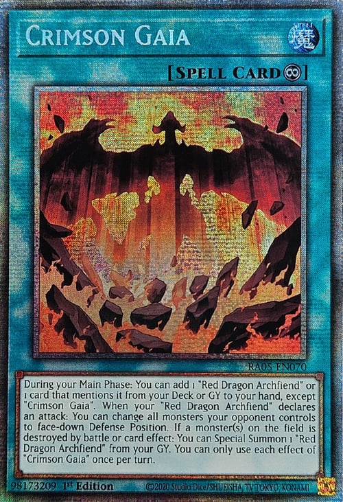 Gaia Carmesí Frente