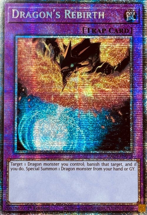 Dragon's Rebirth Card Front