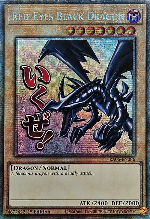 Red-Eyes Black Dragon Card Front