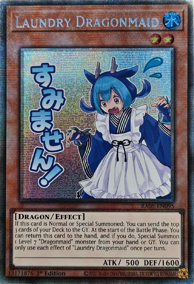 dragonmaid cards yugioh CR09-AE091 Lady's (UL) Fusion/Effect Monster Rarity Ladys Dragonmaid BLMM-EN049 - Emblazoned