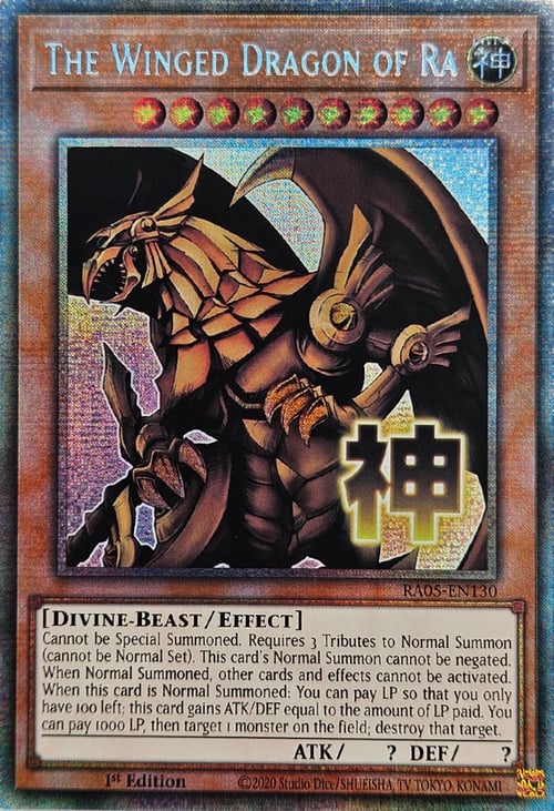 Drago Alato di Ra Card Front