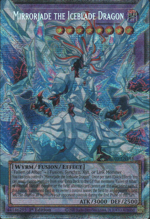 Espejade el Dragón Hoja de Hielo Frente