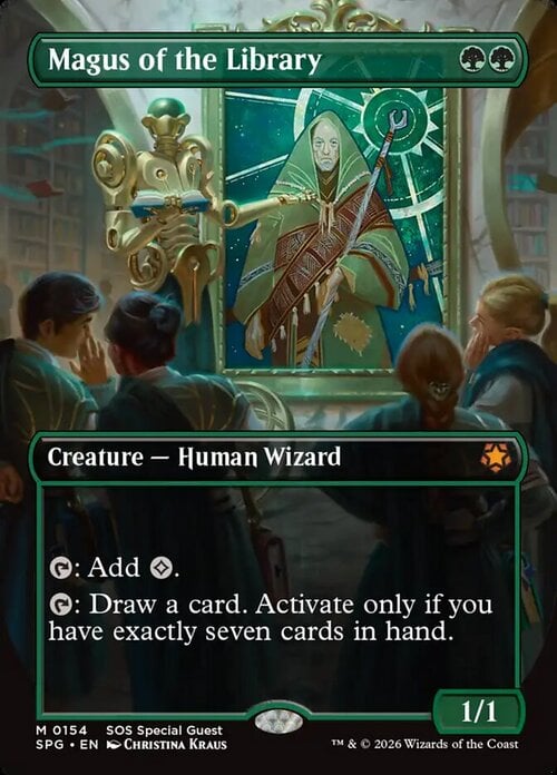 Magus of the Library Card Front