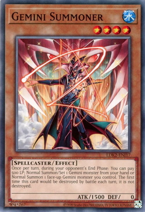 Evocatore Gemini Card Front
