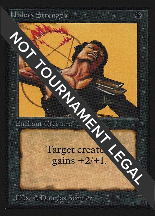 Unholy Strength Card Front