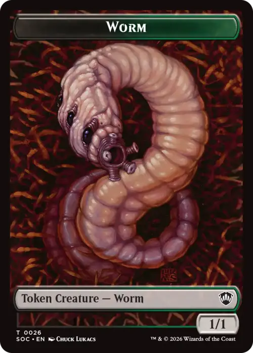 Worm // Eldrazi Spawn Card Front