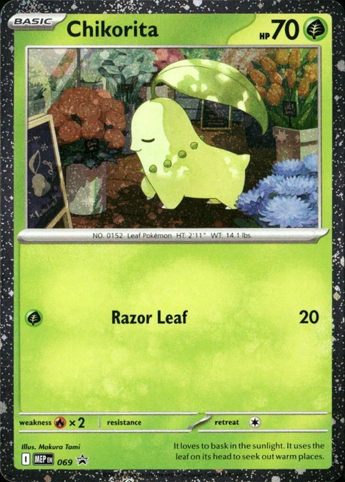 Chikorita Card Front