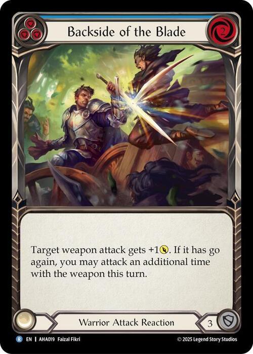 Backside of the Blade Frente