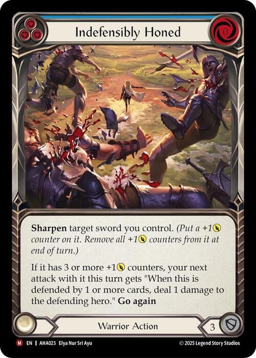 Indefensibly Honed Card Front