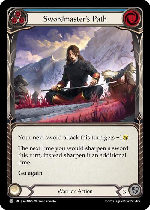 Swordmaster's Path (Blue) Card Front