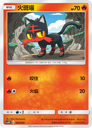 Litten Card Front