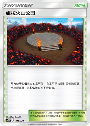 Wela Volcano Park Card Front