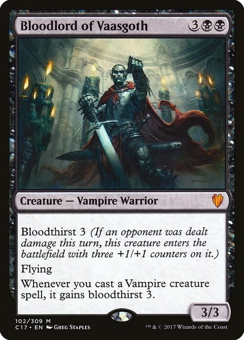 Bloodlord of Vaasgoth Card Front