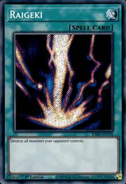 Raigeki · Secret Rare 110sec