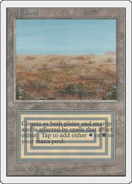 Scrubland Card Front