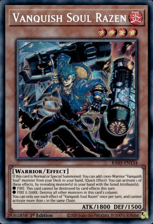 Sgomina Anima Razen Card Front