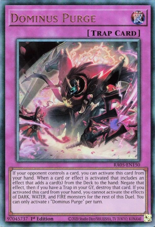 Dominus Purge Card Front