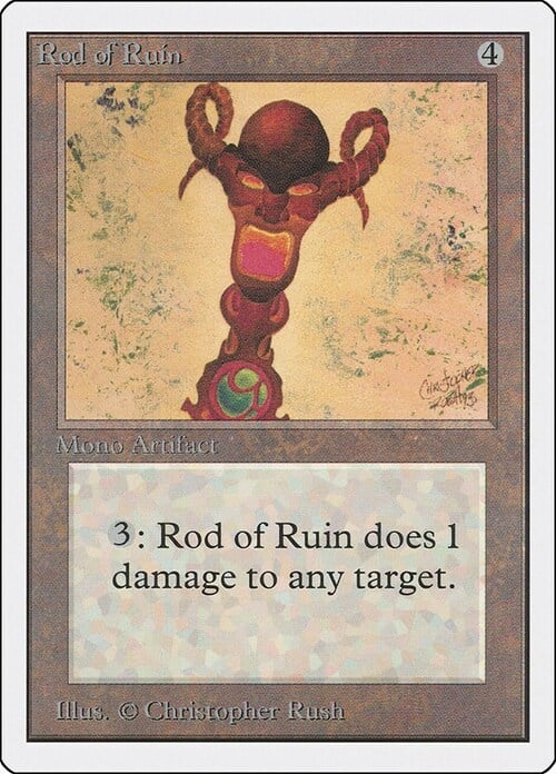 Rod of Ruin Card Front