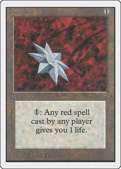Iron Star Card Front
