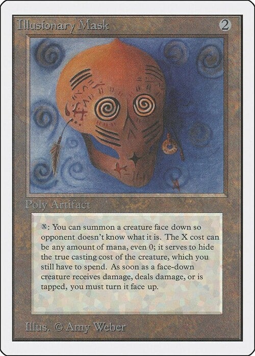 Illusionary Mask Card Front