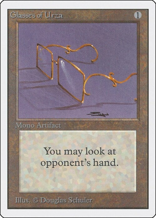 Glasses of Urza Card Front
