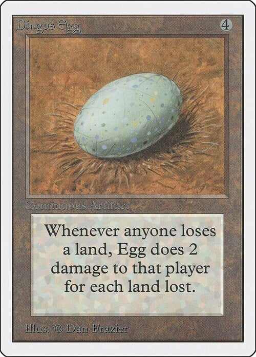 Dingus Egg Card Front