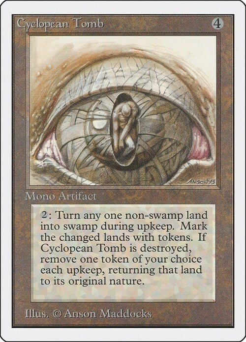 Cyclopean Tomb Card Front
