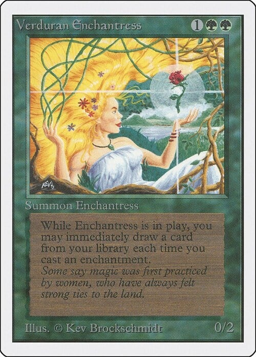 Verduran Enchantress Card Front