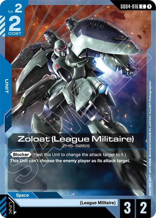 Zoloat (League Militaire) Frente