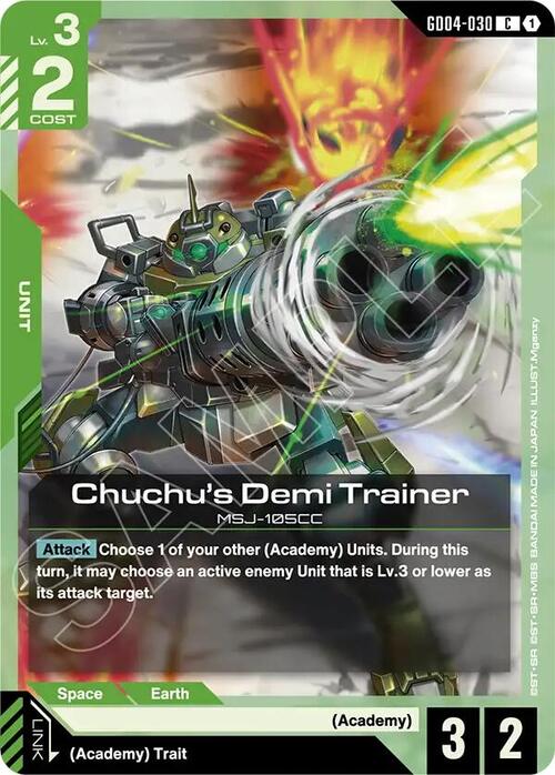 Chuchu's Demi Trainer Frente