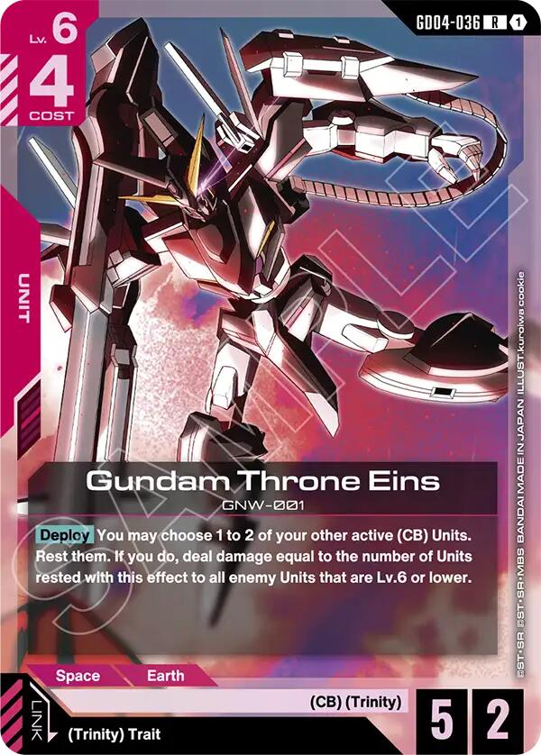 Gundam Throne Eins GD-04: Phantom Aria | Gundam | CardTrader