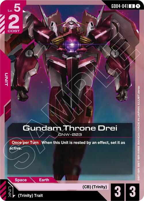 Gundam Throne Drei Frente