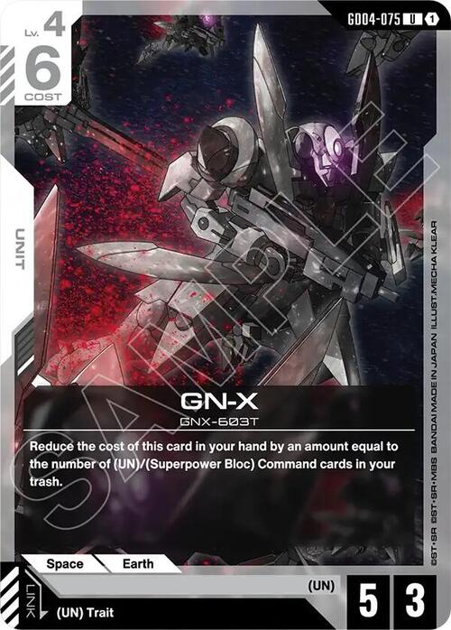 GN-X Card Front