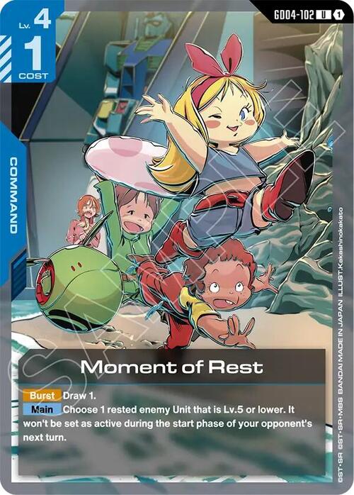 Moment of Rest Frente