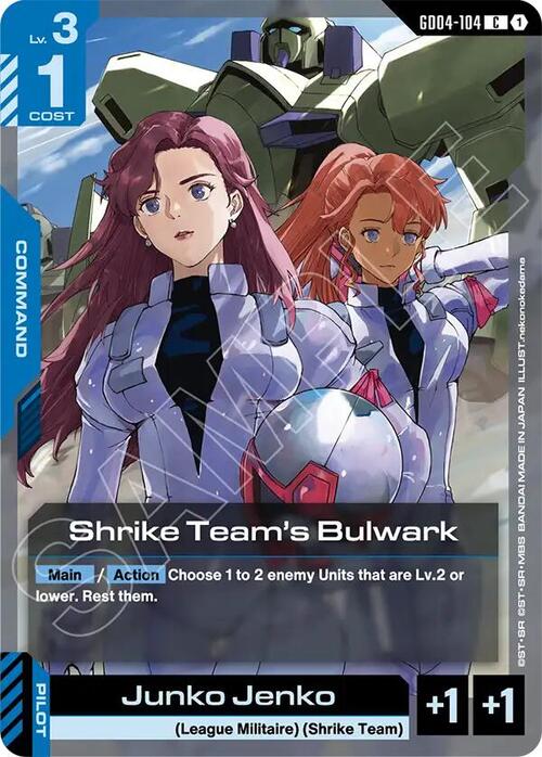 Shrike Team's Bulwark Frente