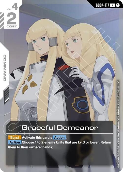 Graceful Demeanor Card Front