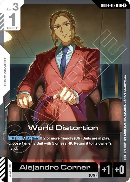 World Distortion Card Front