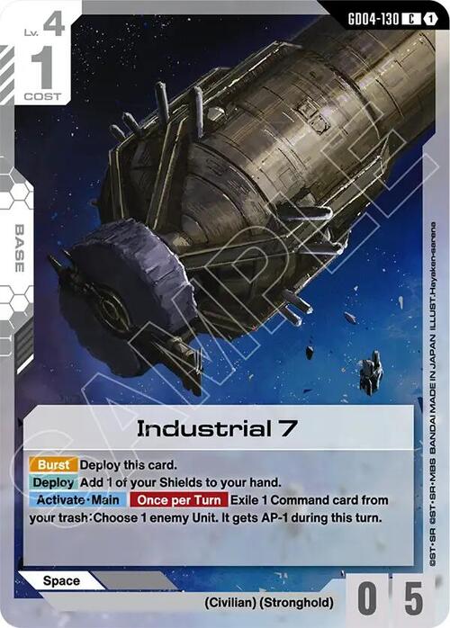 Industrial 7 Card Front