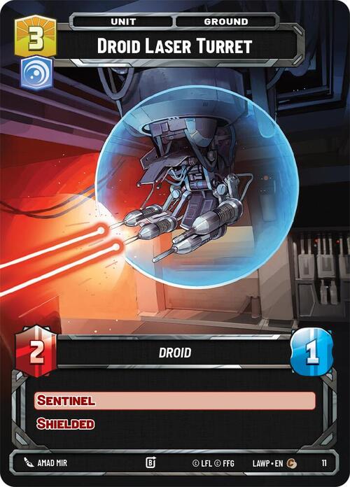 Droid Laser Turret Card Front